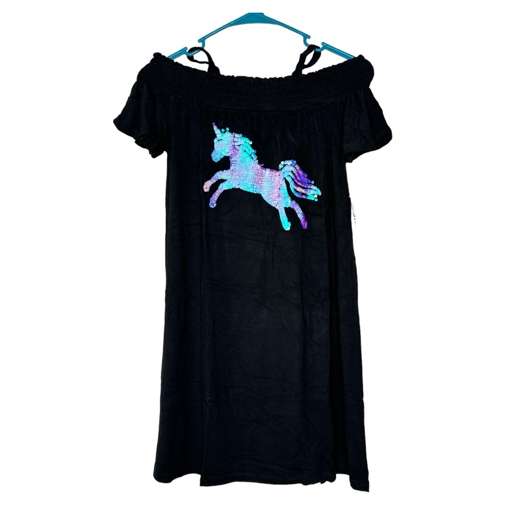 Rumi+Ryder Unicorn Drop Shoulder Dress Girls Large (12-14)